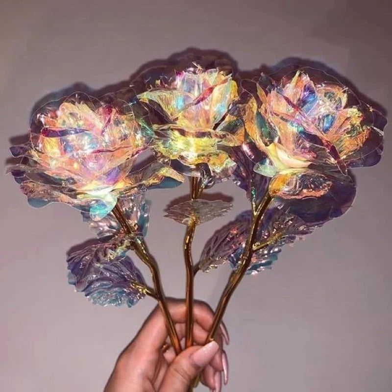 Colourful Galaxy Rose - an Eternal Sign of Love