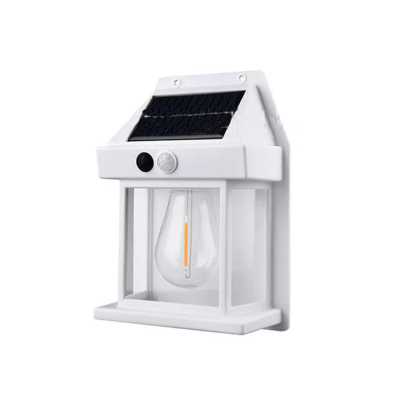 Tungsten Solar - Powered Outdoor Wall Light