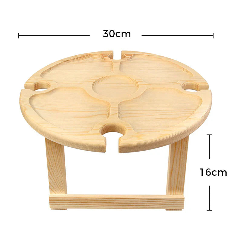 Compact Folding Wooden Picnic Table - Perfect for Travelling!