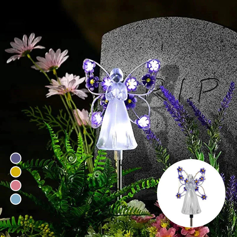 Waterproof Solar Angel Lamp - a Symbol of Remembrance & Hope