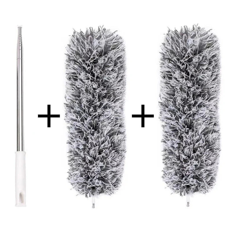 Telescopic Feather Duster - Effortless Cleaning of High and Hard - to - Reach Areas!