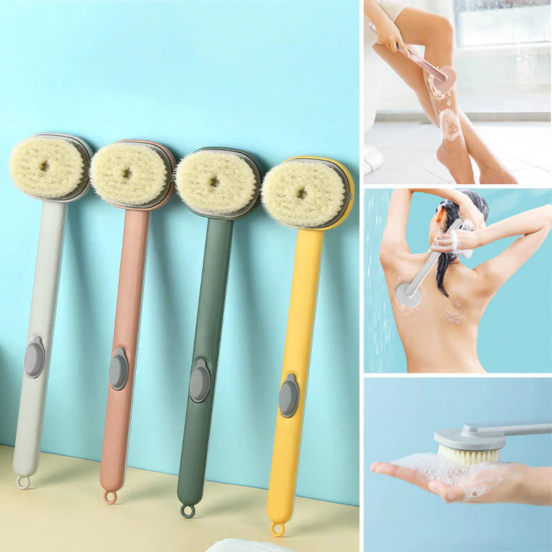 Gentle Shower Brush with Long Handle