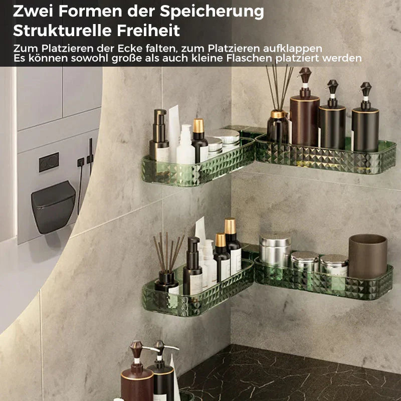 Rotatable Corner Wall Shelf - Space - Saving Storage