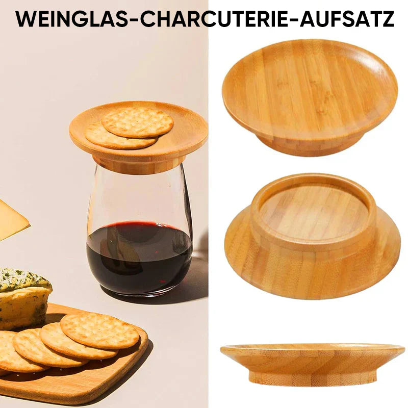 Elegant Wine Glass Centrepiece - Perfect for Wine and Snacks
