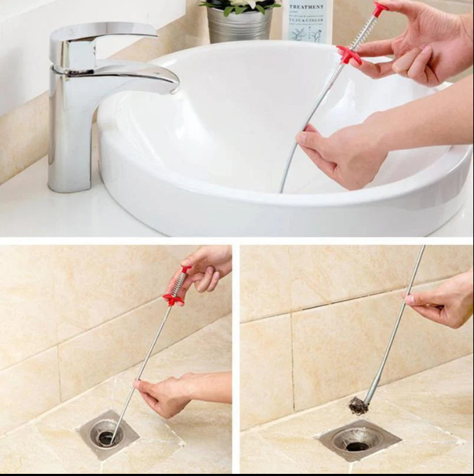 Channel Cleaning Hook for Sinks