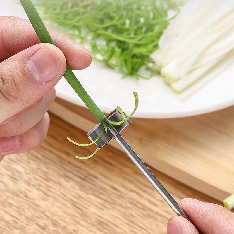 Stainless Steel Onion Slicer with Flower Shape