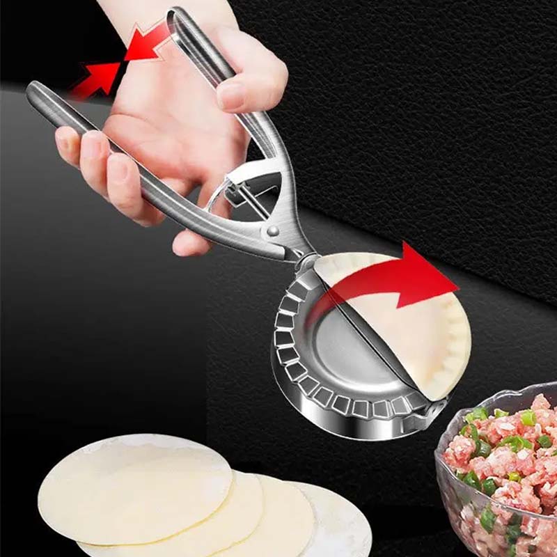 Stainless Steel Dumpling Press - Perfect for Homemade Dumplings!