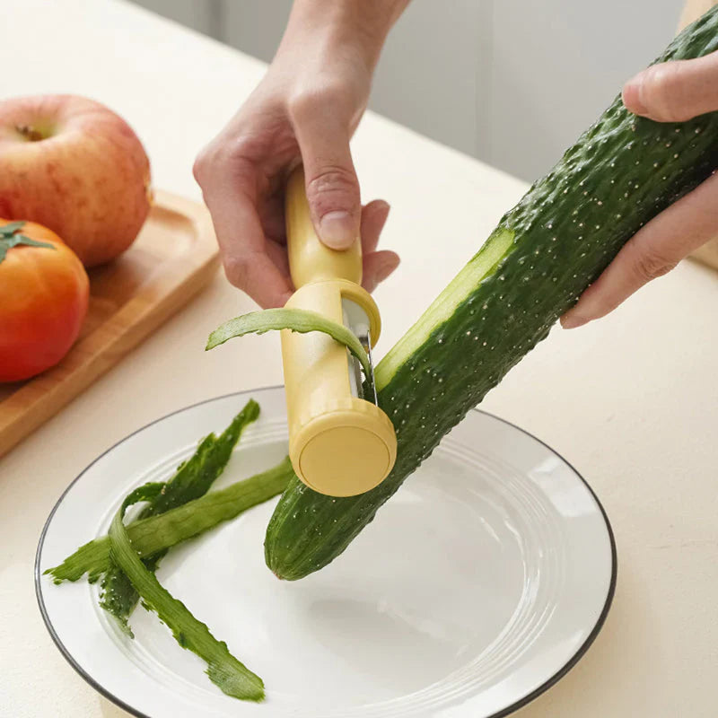 Schälfix - 2 - In-1 Paring Knife with Collection Container