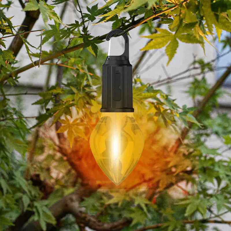 Retro Camping Lamp with Type C Charging