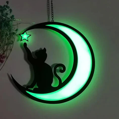 Mooncat Window Decoration - Magical Elegance for Your Home!