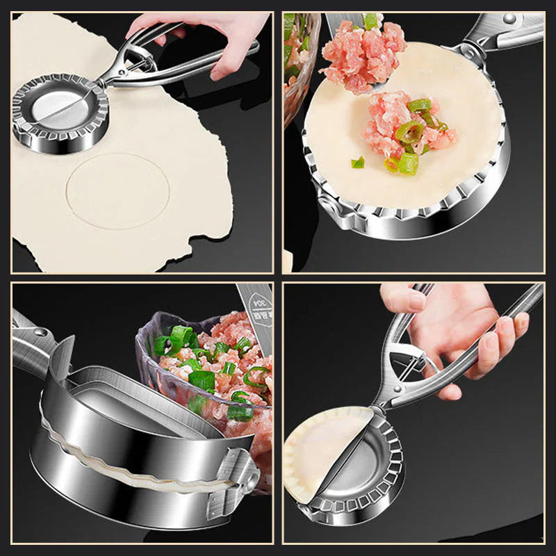 Stainless Steel Dumpling Press - Perfect for Homemade Dumplings!