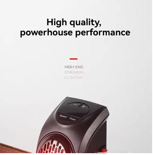 Portable Mini Heater - Efficient, Safe and Versatile