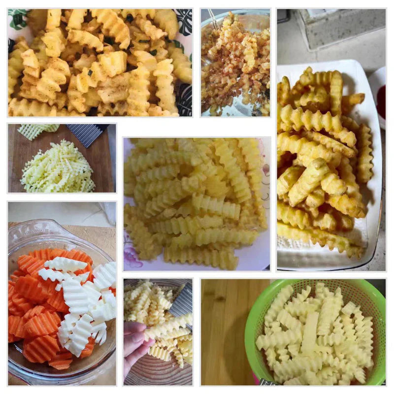 Corrugated Knife for Vegetables - Perfect Cuts for Creative Dishes