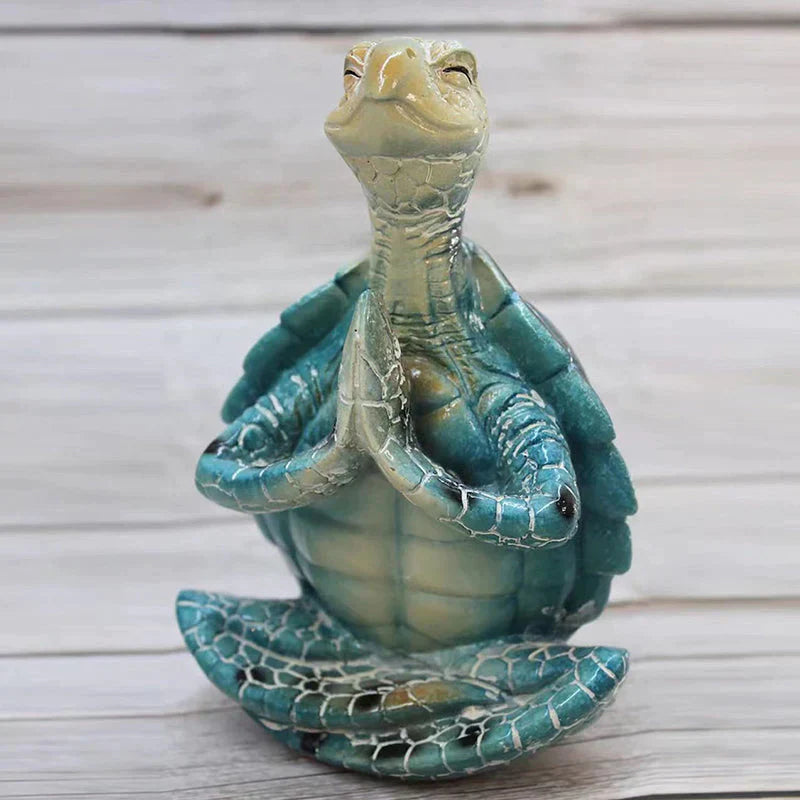 Zen Turtle Figurine for Meditation & Home Decor