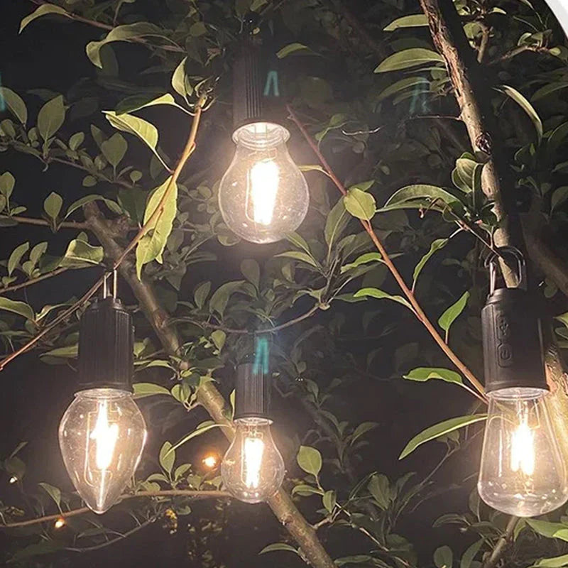 Retro Camping Lamp with Type C Charging