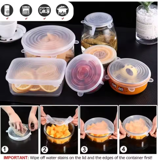 Practical Silicone Cover Bonnet Set (5 - Piece)