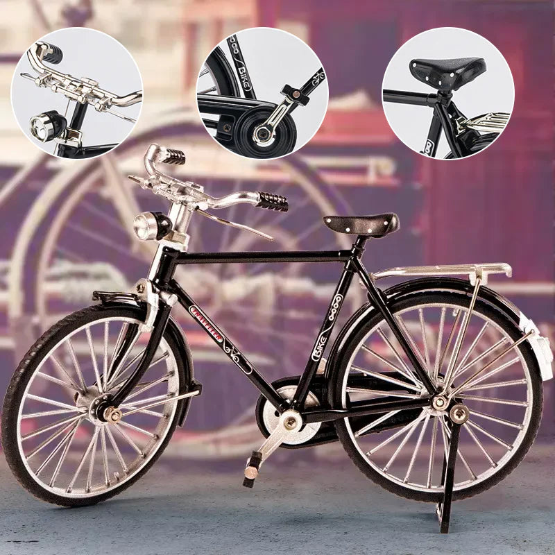 Retro Bicycle Model - Detailed Miniature for Collectors