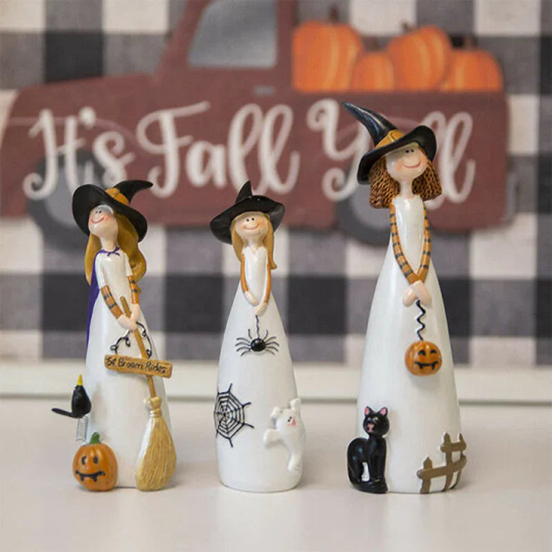 Magical Witch Figurine - Decoration for Halloween
