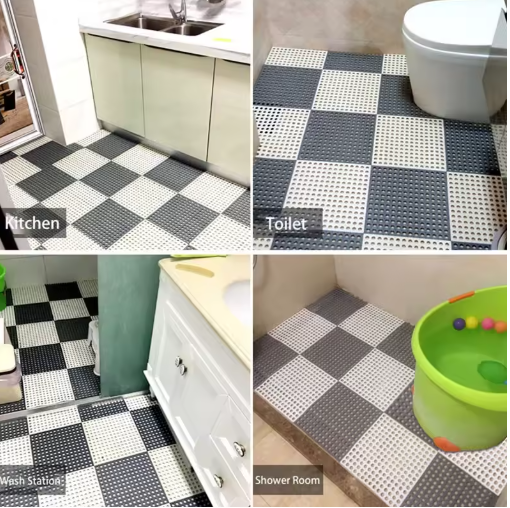 Non - Slip Bathroom Mat with Massage Function