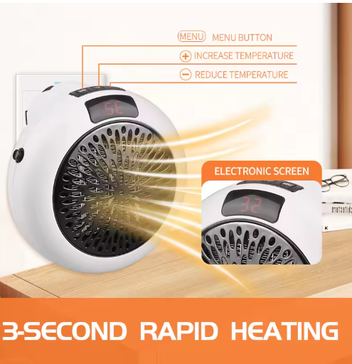 Compact Indoor Heater - Efficient, Safe and Portable