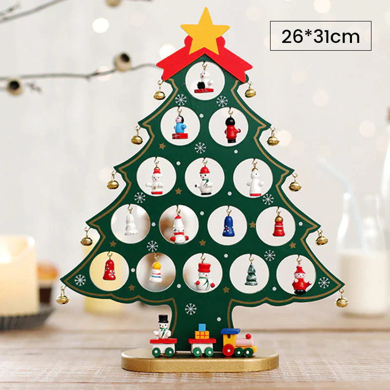 Diy Wooden Christmas Tree Set - Design Your Own Festive Tree