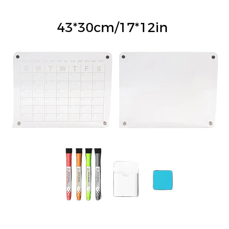 Magnetic Fridge Planner with Memo Set