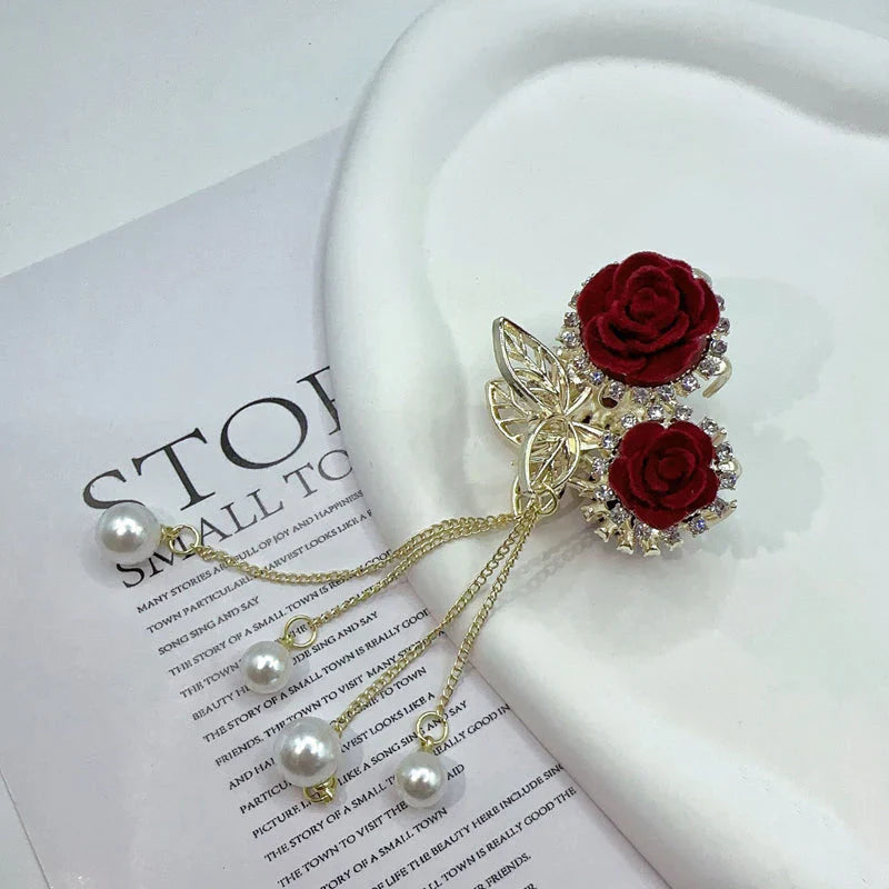 Elegant Hair Clip with Tassel