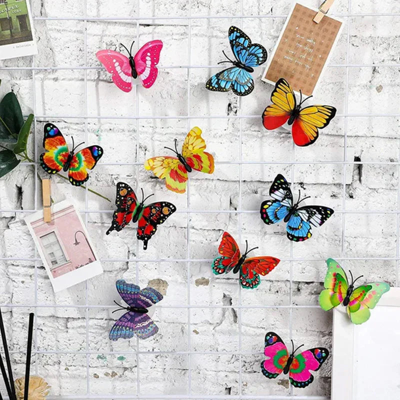 Dazzling Butterfly Stickers - Magical Glamour for Your Home