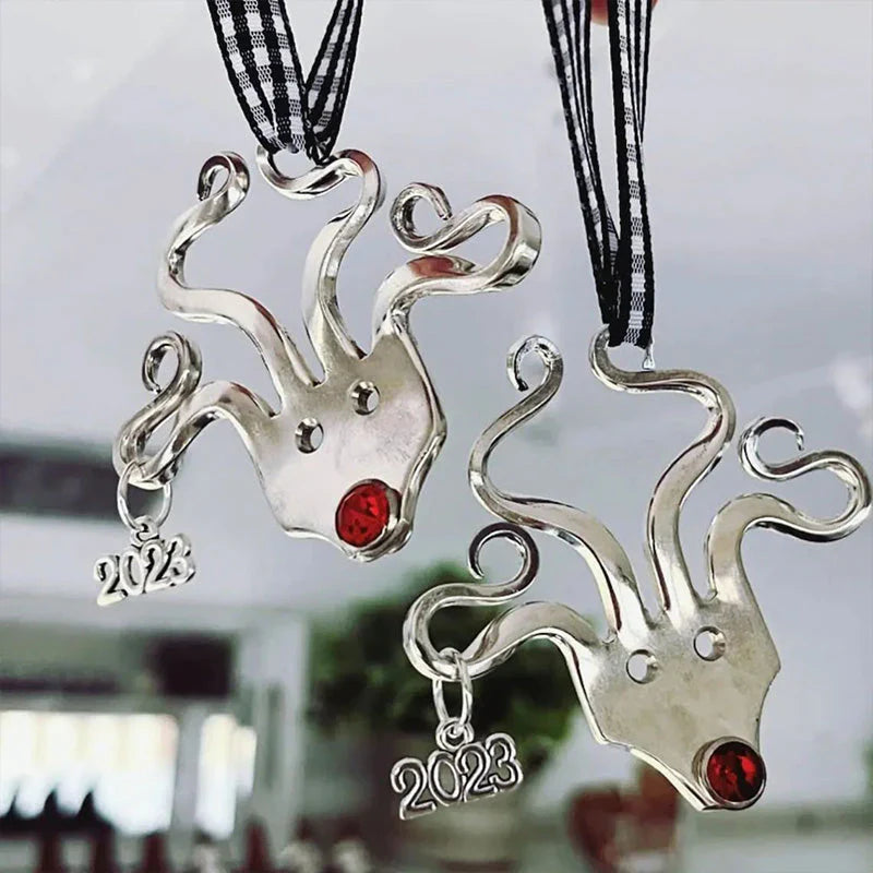 Rentier Fork Pendant - a Unique Christmas Decoration!