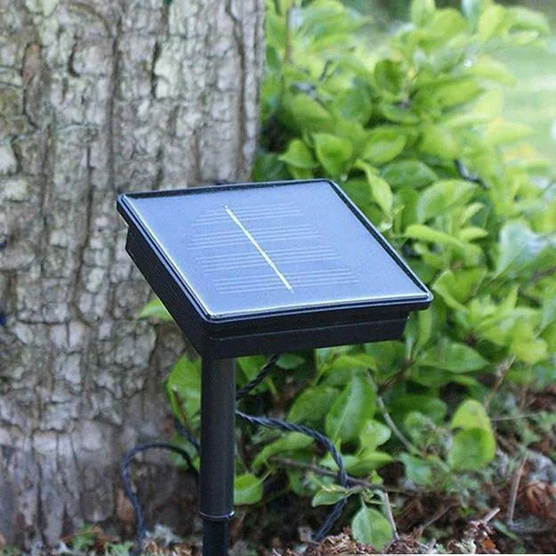 Solar - Powered Rattan Fairy Lights - Atmospheric Light for Your Home