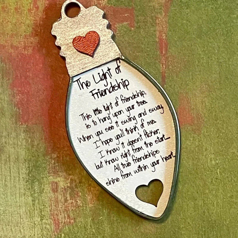 Christmas Friendship Pendant - a Sign of True Solidarity!