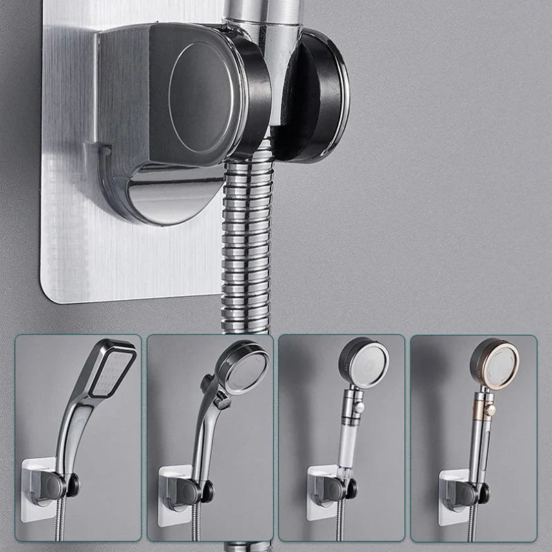 Self - Adhesive Shower Head Holder - No Drilling, Perfect Hold!