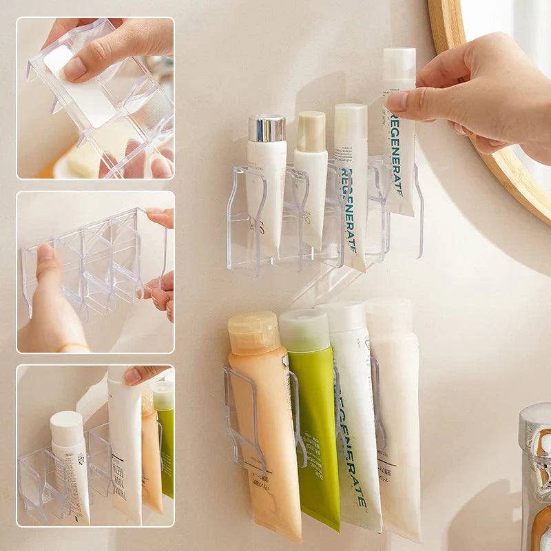 Wall - Mounted Cosmetics Shelf - Practical Storage for Care Products