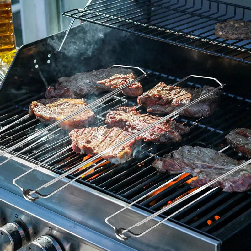Bbq Stainless Steel Wing Holder