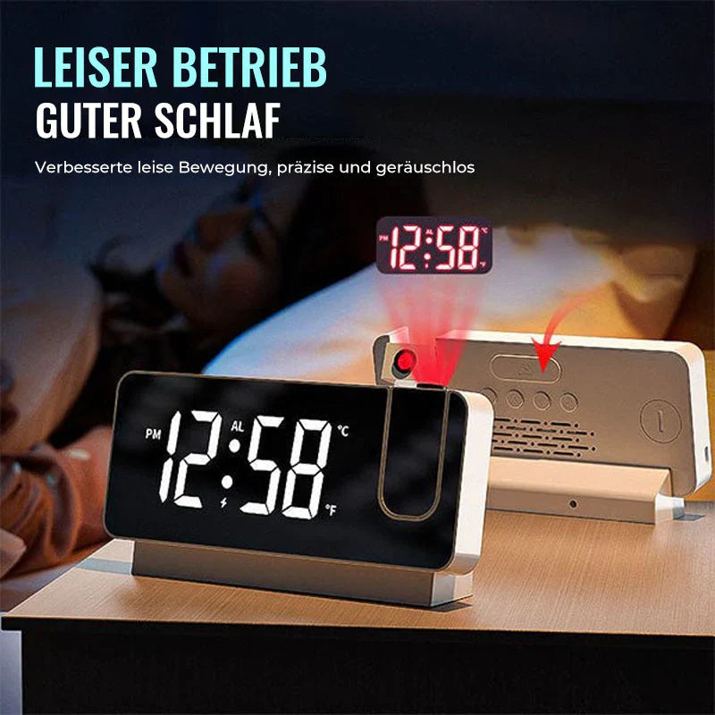 Zeitwurf - Digital Projection Clock for Wall & Ceiling