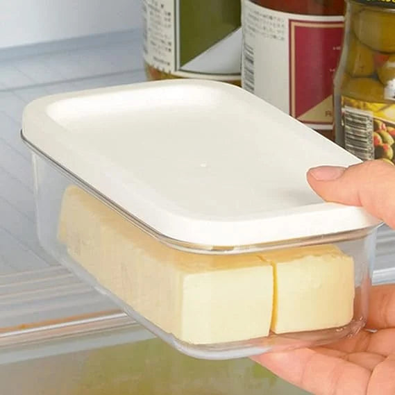 Butter Dish with Integrated Cutting System