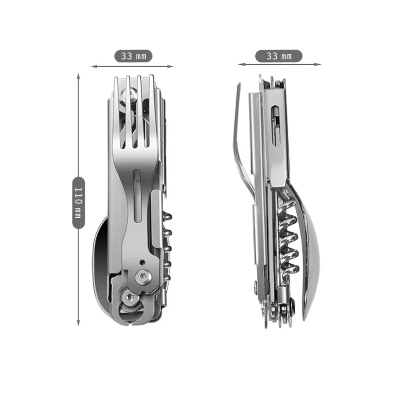 5 - In-1 Multifunctional Camping Tool Set