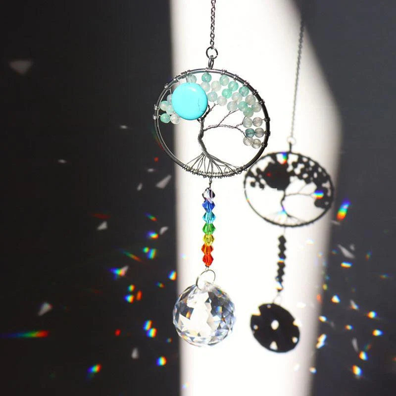 Funkelndes Kristall - Windspiel - Magical Light Show for Indoors & Outdoors