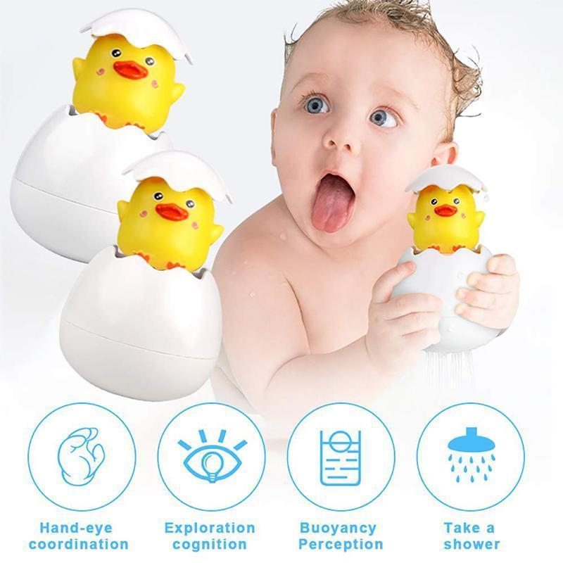 Hatching Chick Spray Bath Toy