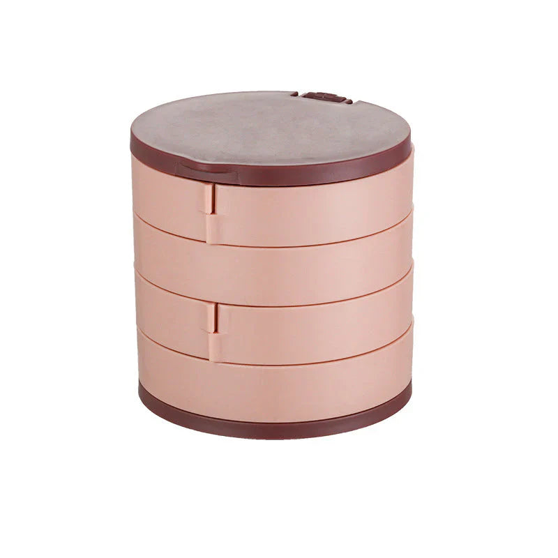 Rotatable Jewellery Storage Unit with Multiple Levels