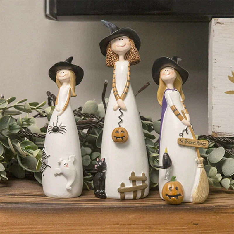 Magical Witch Figurine - Decoration for Halloween