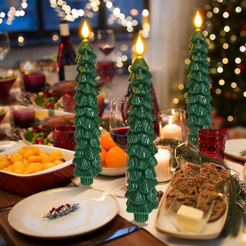 Festive Led Fir Candles