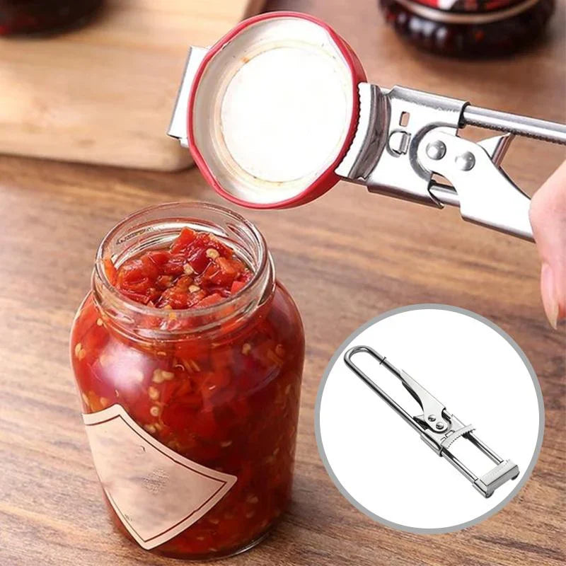 Adjustable Stainless Steel Lid Opener