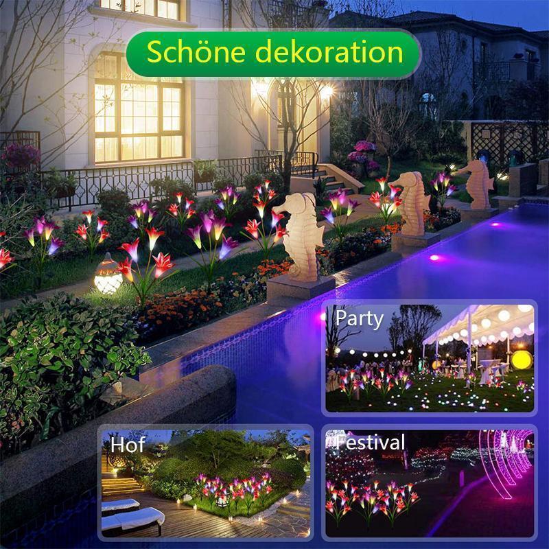 Solarlilies - Romantic Illuminated Flowers for Your Garden