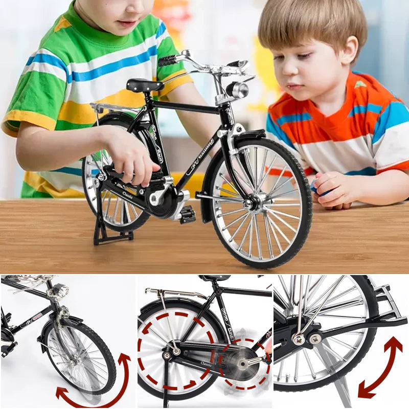 Retro Bicycle Model - Detailed Miniature for Collectors