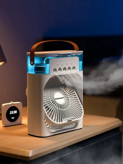 Compact Mini Cooler with Light and Timer