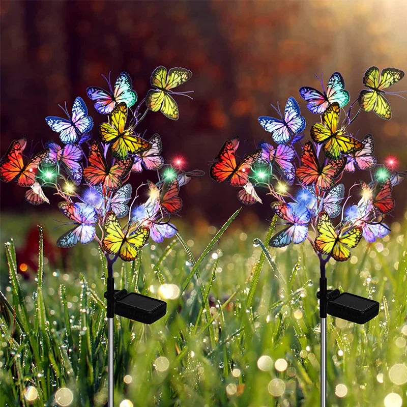Solar Butterfly Lights for the Garden