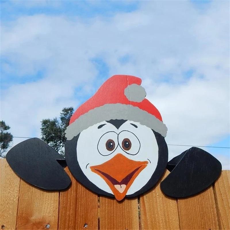 Festive Christmas Fence Decorations - Create Glamorous Accents in Your Garden