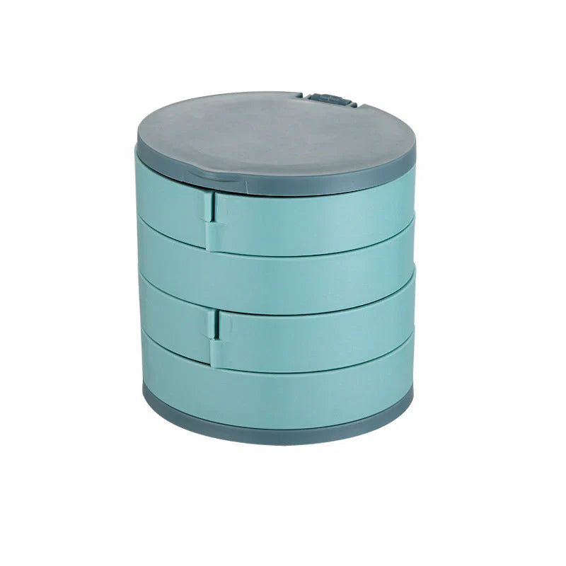 Rotatable Jewellery Storage Unit with Multiple Levels