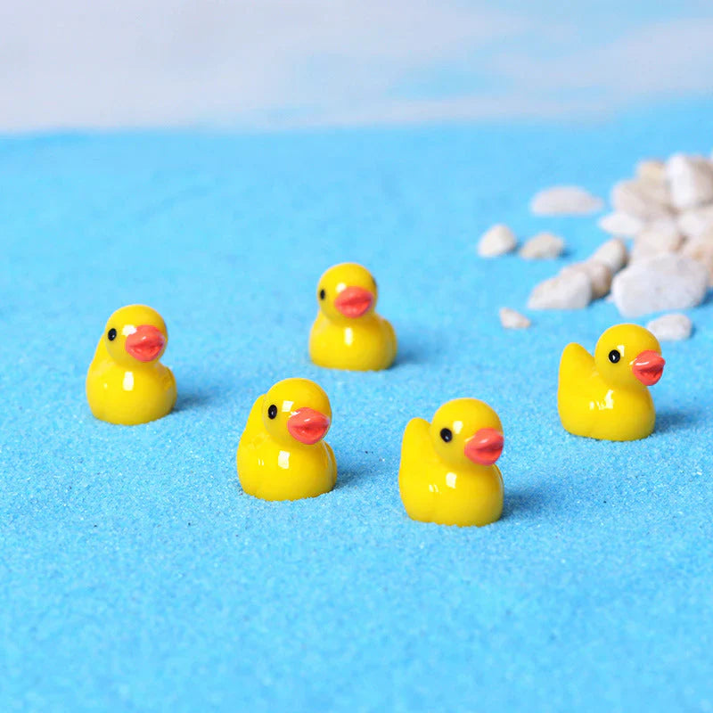 Mini Yellow Duck Decoration